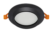 Светильник встраиваемый под лампу GX53 круг черный TruEnergy 21236