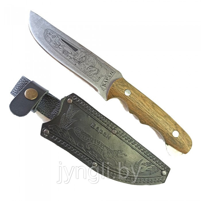 Нож туристический Кизляр Варан с точильным камнем - фото 1 - id-p226194437