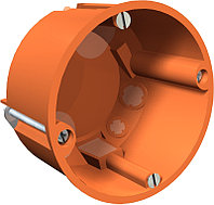 Коробка HG 60 MW монтажная влагозащищенная, для полых стен, 8 мембранных вводов 20мм, глубина 47мм, оранжевый,