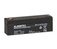 Батарея аккумуляторная Alarmtec BP2.3-12, T1, 12V/2.3Ah, 60(66)x178x35 HxLxW, 0.96kg, 5 лет