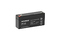 Батарея аккумуляторная Acumax AM3.4-6, T1, 6V/3.4Ah, 60(66)x134x34 HxLxW, 0.67kg, 6-9 лет