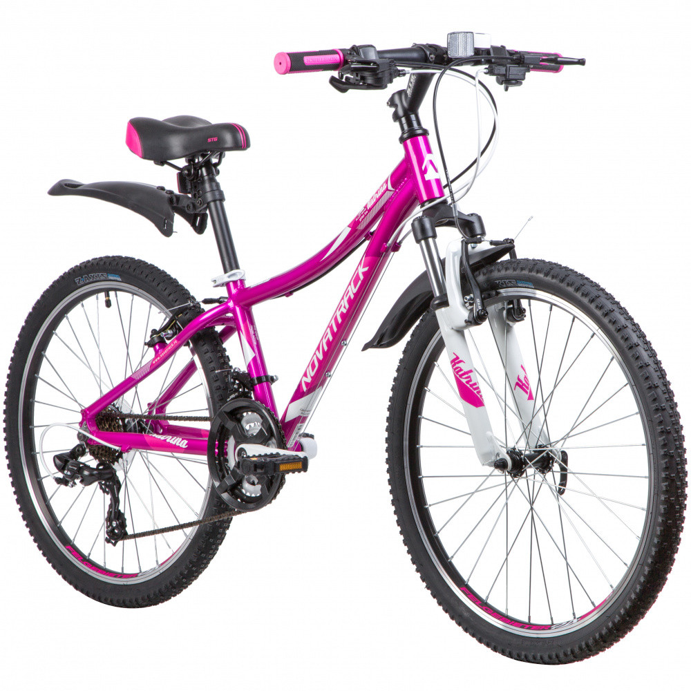 Велосипед Novatrack Katrina 24 р.10 2020 (фиолетовый) - фото 1 - id-p226061018