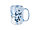Кружка для сублимации под мрамор синий15 oz / 450 мл, фото 2