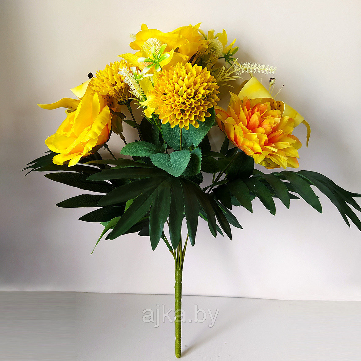 Букет с латексными лилиями 47 см, желтый - фото 2 - id-p226199324