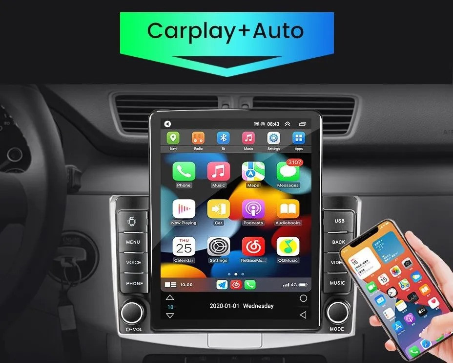 Автомагнитола Tesla 4+64 ГБ /Android 13 WI-FI CarPlay 10,2 - фото 7 - id-p226199614