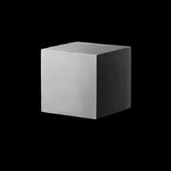 Гипсовая модель Куб, 15 см - фото 1 - id-p226199663