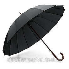 Зонт-трость "99136", 110 см, черный