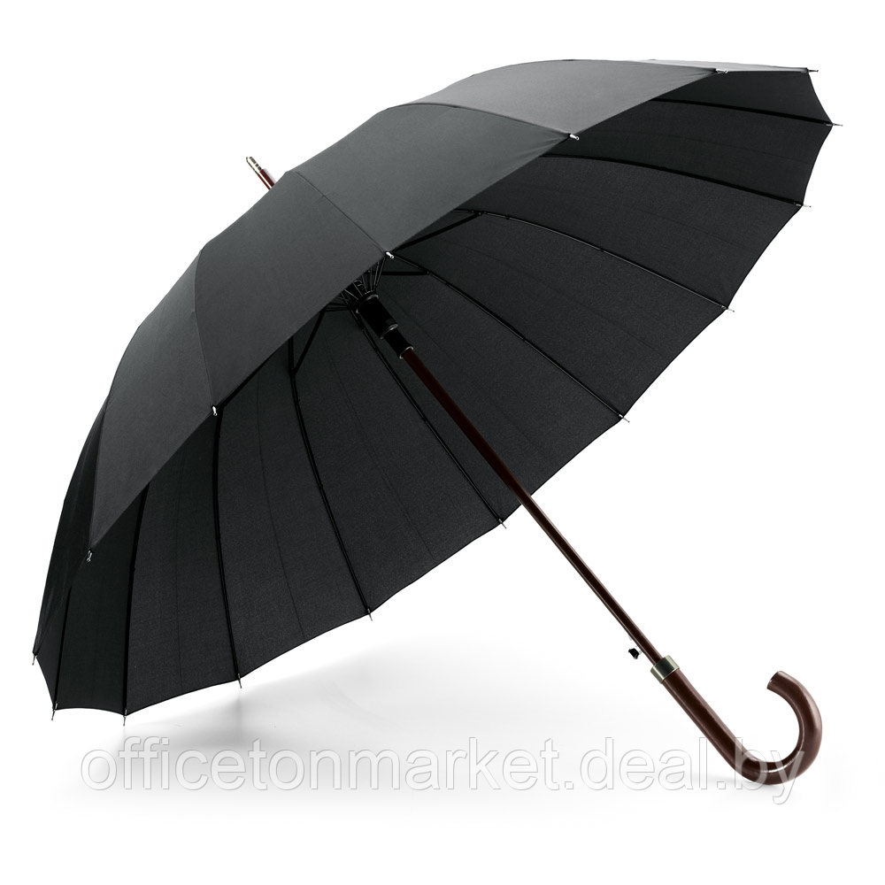 Зонт-трость "99136", 110 см, черный - фото 1 - id-p226199976