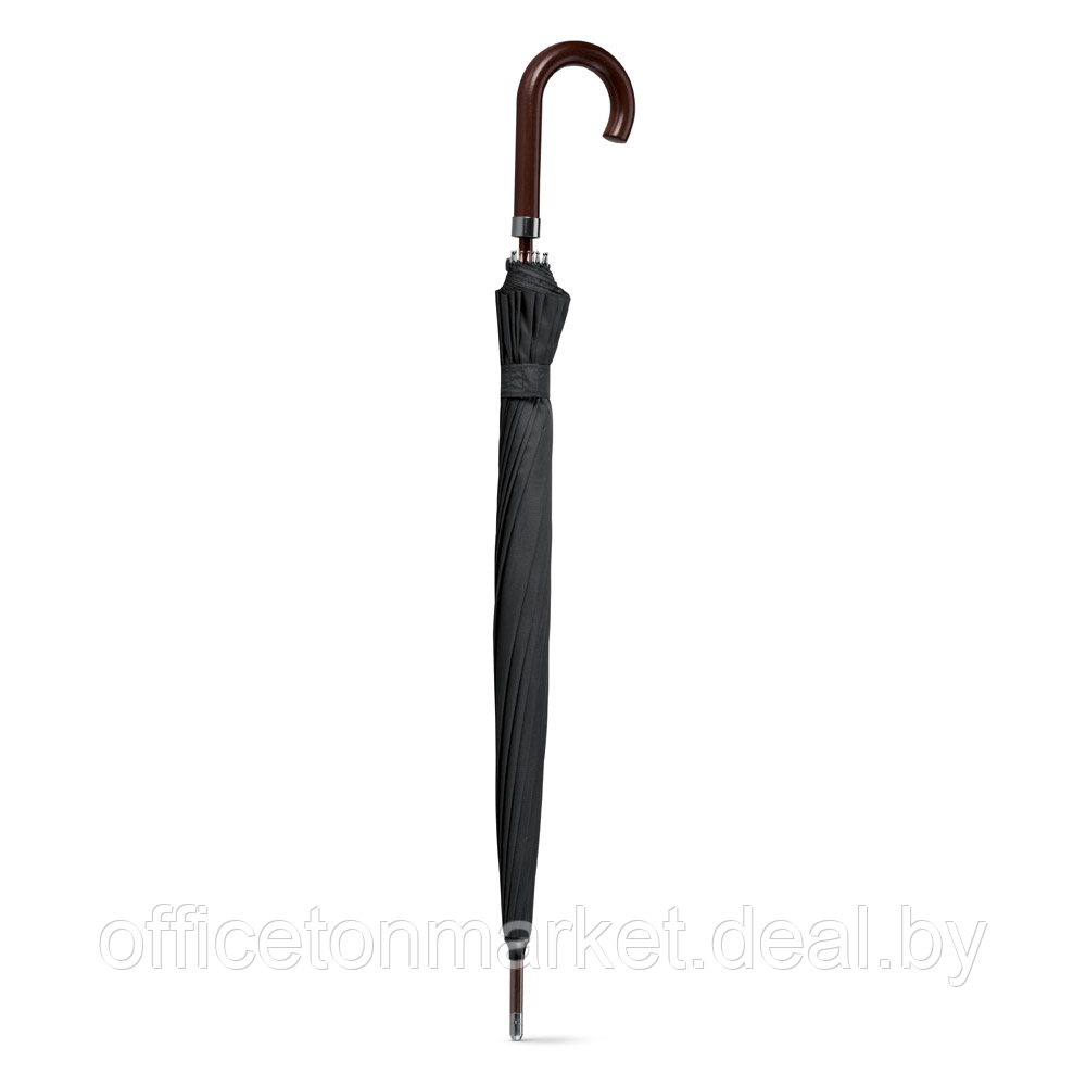 Зонт-трость "99136", 110 см, черный - фото 2 - id-p226199976
