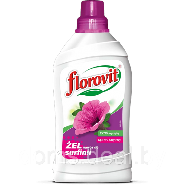 Удобрение Florovit для сурфиний и петуний гель, 800г Florovit удобрение для орхидей - фото 1 - id-p226199882