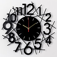 Часы настенные из металла "Лоренцо", плавный ход, d-40 см