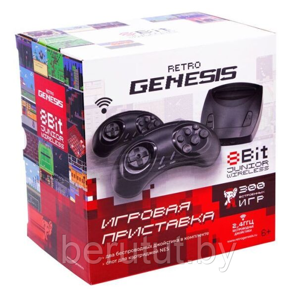 Игровая приставка Retro Genesis 8 Bit Junior + 300 игр - фото 2 - id-p226200765