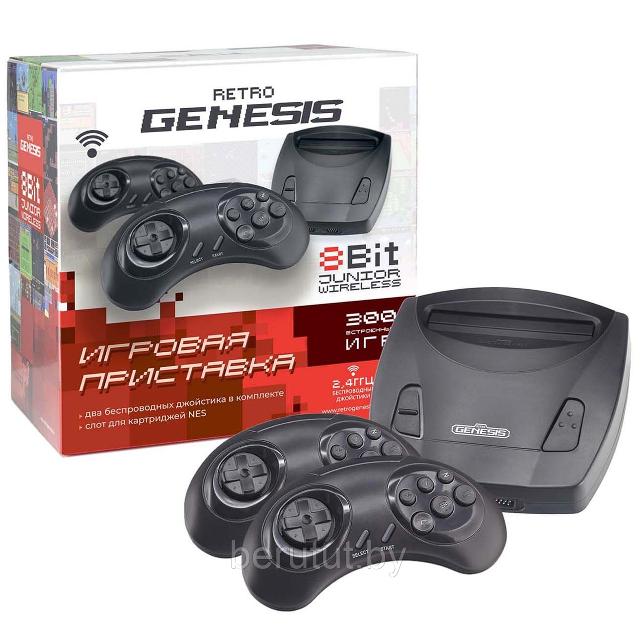 Игровая приставка Retro Genesis 8 Bit Junior + 300 игр - фото 1 - id-p226200765