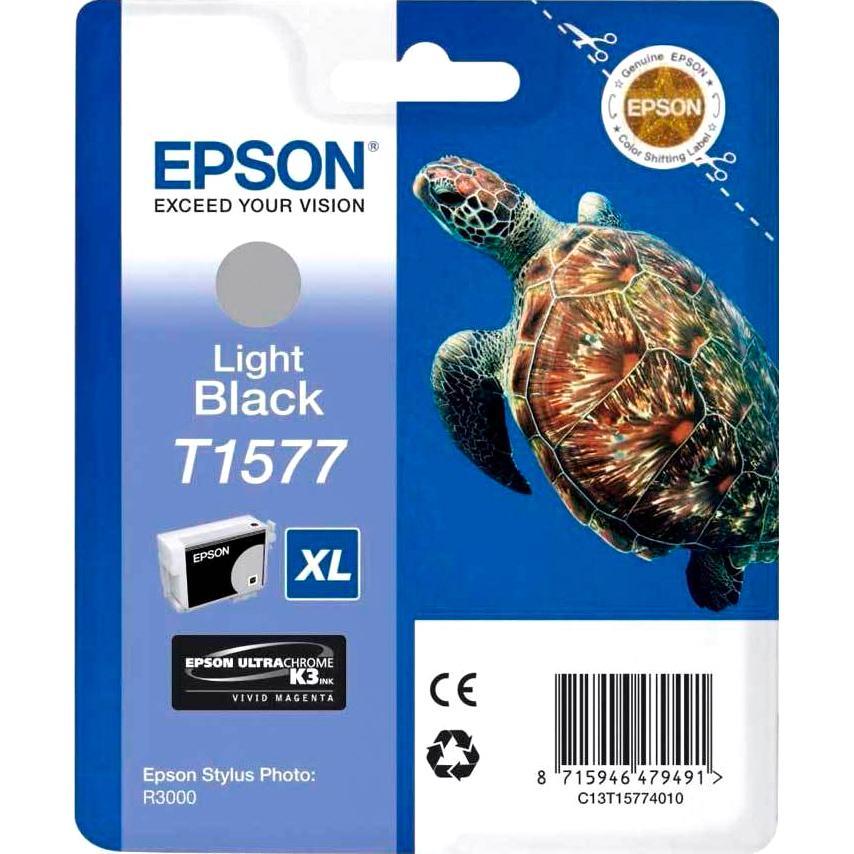 Картридж Epson C13T15774010 I/C R3000 Light Black Cartridge - фото 1 - id-p226200795
