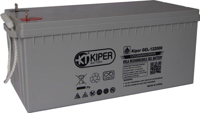 Аккумулятор для ИБП Kiper GEL-122000 (12В/200 А·ч) - фото 1 - id-p226200977