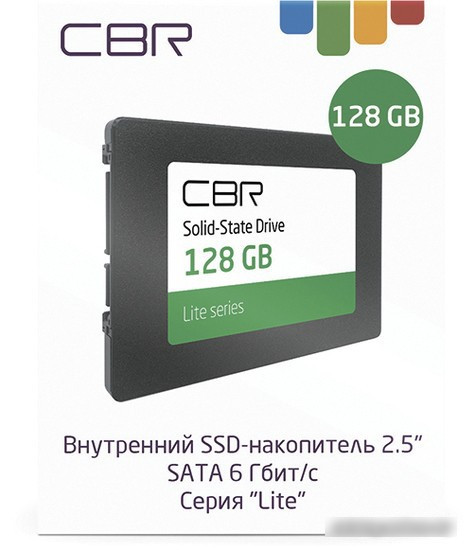 SSD CBR Lite 128GB SSD-128GB-2.5-LT22 - фото 3 - id-p226200936