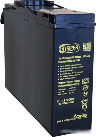 Аккумулятор для ИБП Kiper FT-121000H (12В/100 А·ч) - фото 1 - id-p226201007