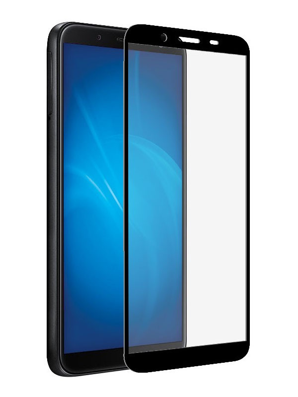 Защитное стекло для Samsung Galaxy A01 Core с полной проклейкой (Full Screen), черное