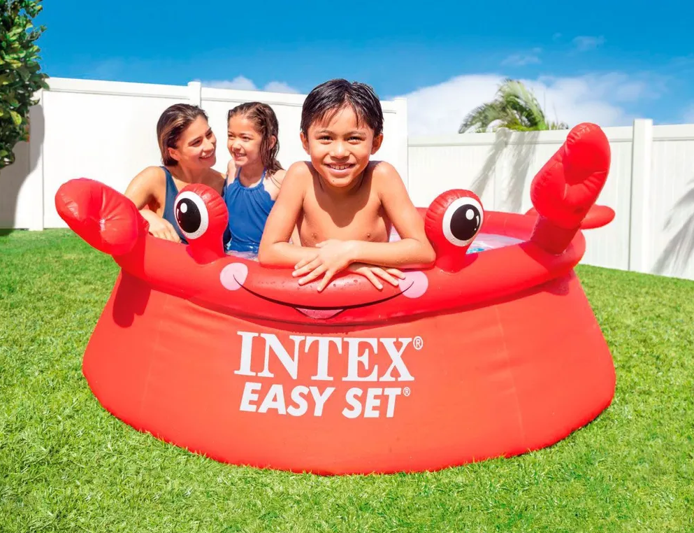 Детский надувной бассейн Intex Easy Set Весёлый краб 183x51 см - фото 2 - id-p226202462