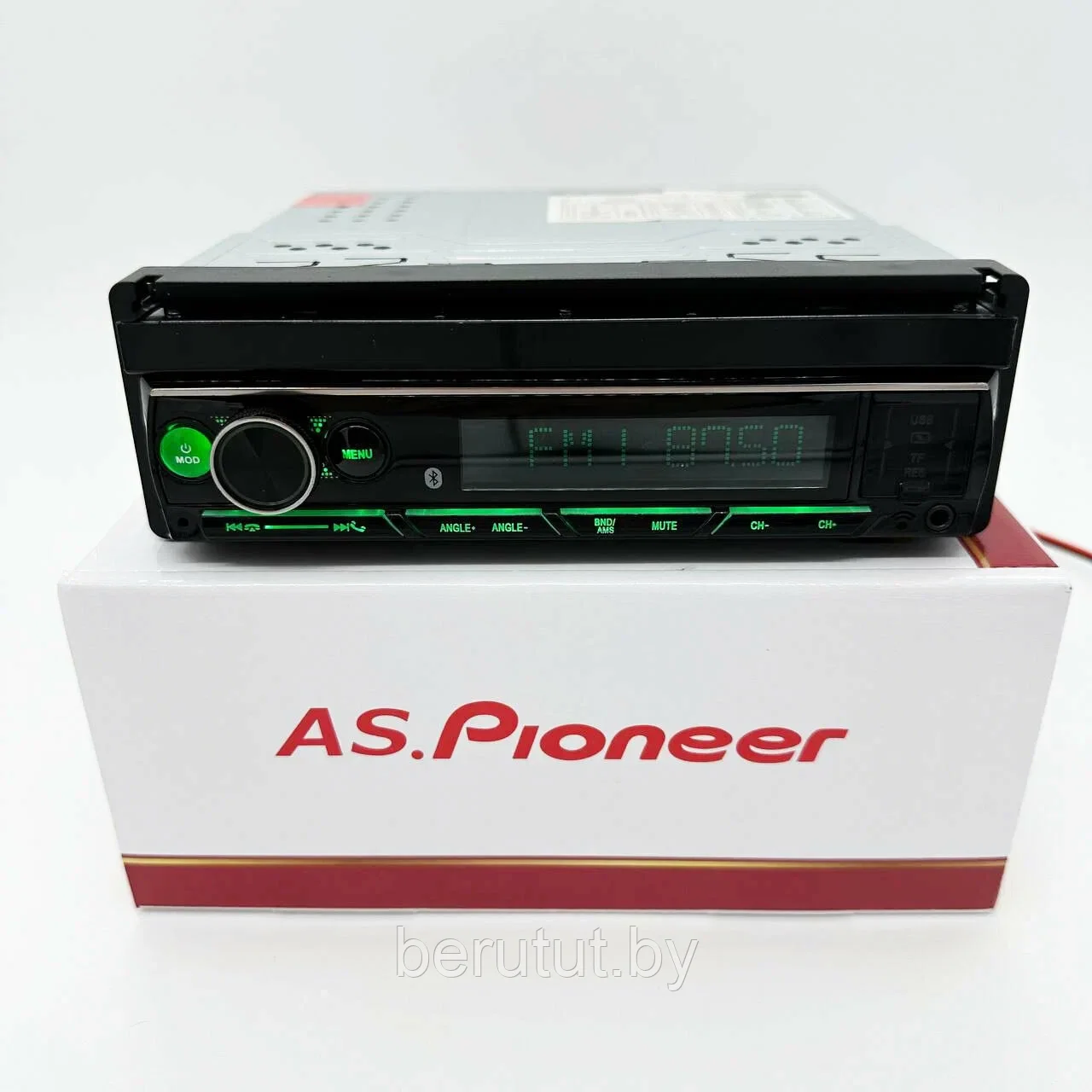 Магнитола 1 din с выдвижным экраном в машину Bluetooth Pioneer AS-7706 - фото 3 - id-p226202493