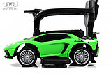 Детский толокар RiverToys M555MM-H (зелёный) Lamborghini Aventador SV, фото 3