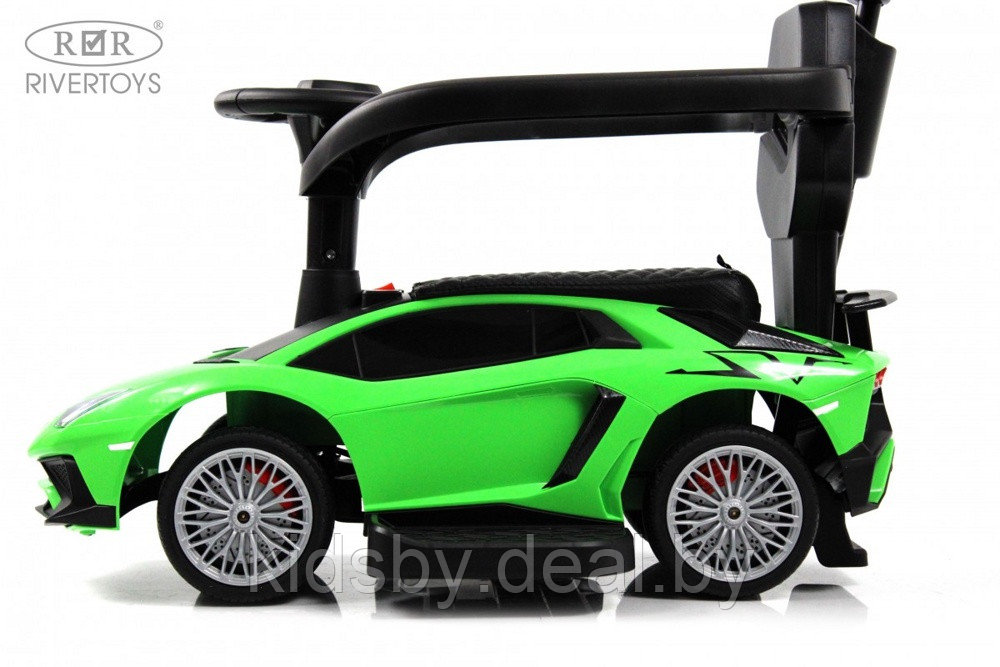 Детский толокар RiverToys M555MM-H (зелёный) Lamborghini Aventador SV - фото 3 - id-p226202497