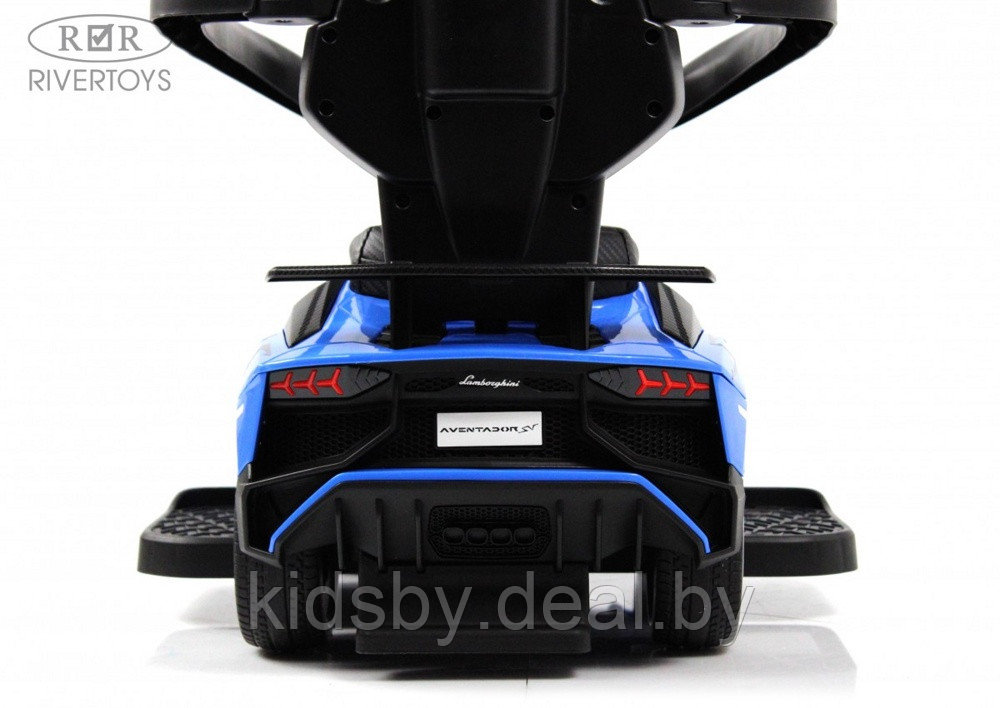 Детский толокар RiverToys M555MM-H (синий) Lamborghini Aventador SV - фото 5 - id-p226202501