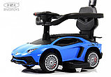 Детский толокар RiverToys M555MM-M (синий) Lamborghini Aventador SV, фото 2