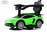 Детский толокар RiverToys M555MM-M (зелёный) Lamborghini Aventador SV, фото 4