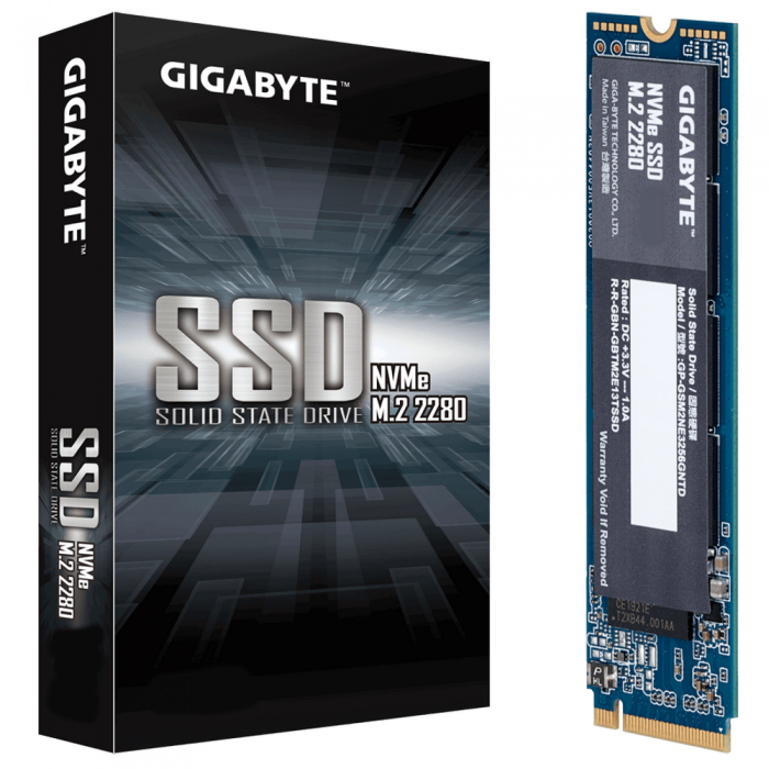 SSD 256 Gb M.2 2280 M GIGABYTE GP-GSM2NE3256GNTD 3D TLC - фото 1 - id-p226202631