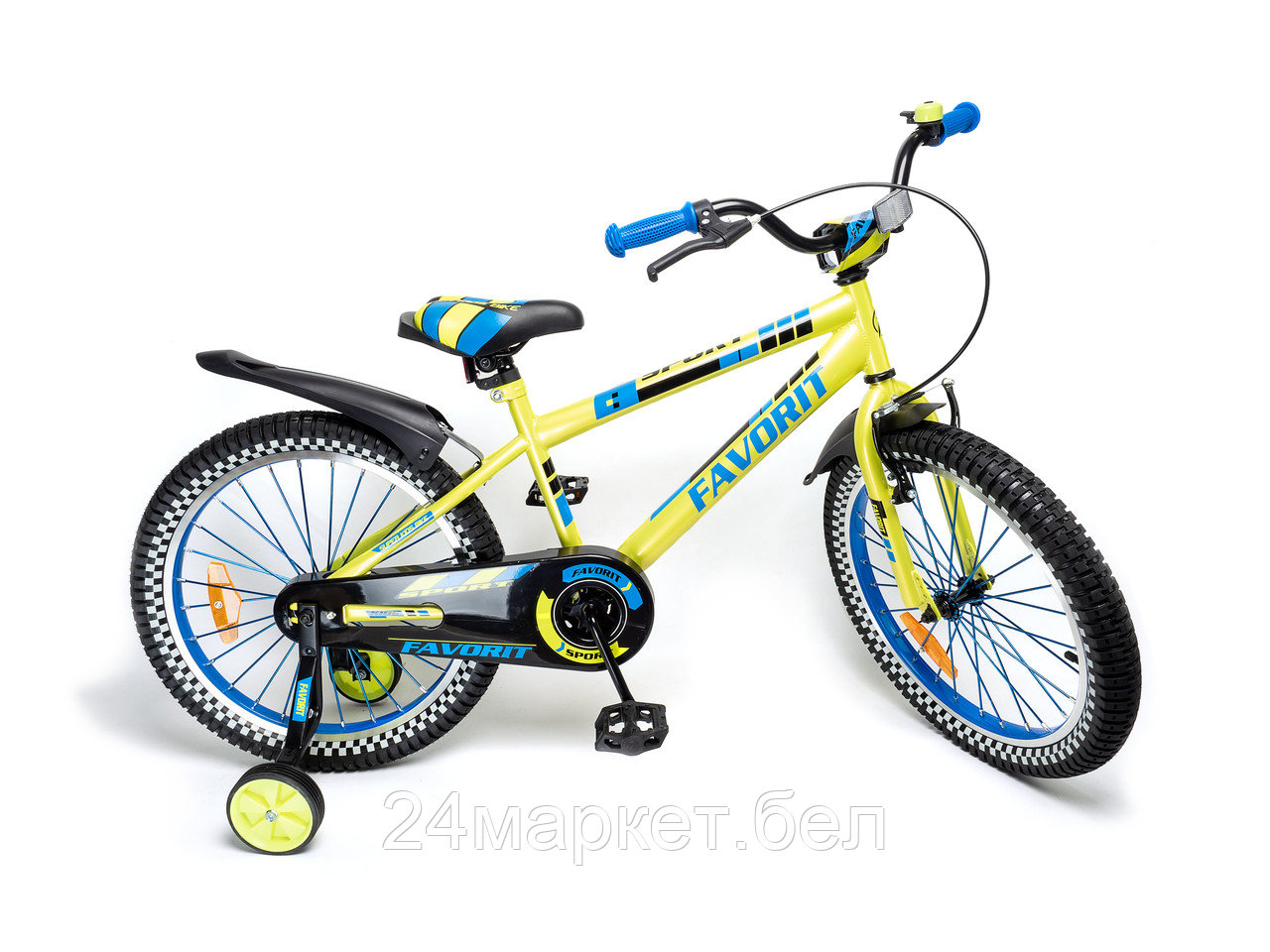 Детский велосипед Favorit Sport 20 (лайм, 2019) - фото 1 - id-p226202929