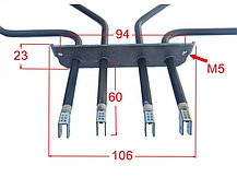 Тэн (нагревательный элемент) верхний (гриль) для духовки Bosch COK109BO (Kaneta 1500W+1300W, 00471369,, фото 3