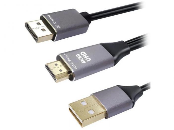 Palmexx HDMI - DisplayPort 4K60 UHD 1.8m PX/CBL-HDMI-DP - фото 1 - id-p225463827
