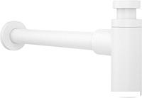Сифон для раковины Wellsee Drainage System 182108000 (Ø 32 мм (1 1/4"); длина 350-365 мм; матовый белый)