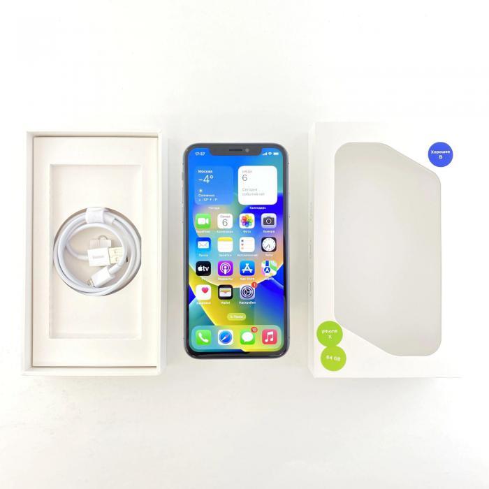 Apple iPhone X 64 GB Space Gray (Восстановленный)