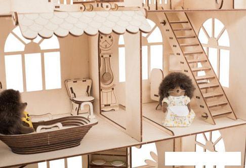 Кукольный домик ХэппиДом Premium HK-D010 (с мебелью) - фото 6 - id-p225508500