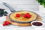 Блинная сковорода Elan Gallery Гармония вкуса 120570 (серый мрамор), фото 6