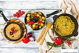Блинная сковорода Elan Gallery Гармония вкуса 120214 (черный мрамор), фото 5