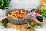 Сковорода Elan Gallery Гармония вкуса 120587 (серый мрамор), фото 3