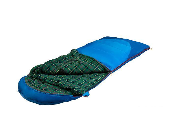 Спальный мешок AlexikA Tundra Plus (правая молния, синий) - фото 4 - id-p225811844