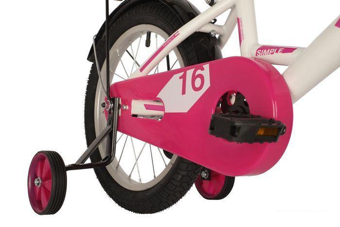 Детский велосипед Foxx Simple 16 2021 (белый) - фото 5 - id-p225808959