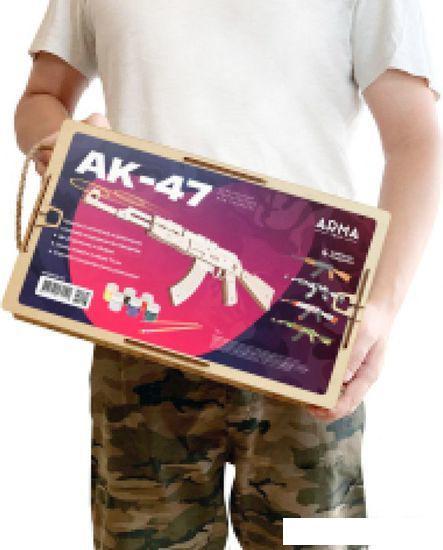Автомат игрушечный Arma.toys Резинкострел АК-47 AT006COLOR (под покраску) - фото 4 - id-p225804953