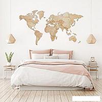 Пазл Woodary Карта мира на английском языке XXL 3198