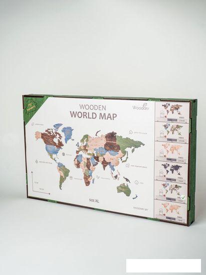Пазл Woodary Карта мира на английском языке XL 3191 - фото 3 - id-p225811886