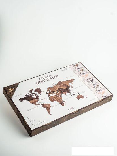 Пазл Woodary Карта мира на английском языке XL 3200 - фото 2 - id-p225811892