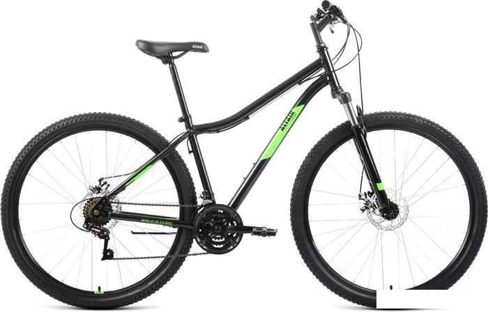 Велосипед Altair MTB HT 29 2.0 D р.17 2022 (черный/ярко-зеленый) - фото 1 - id-p225808989