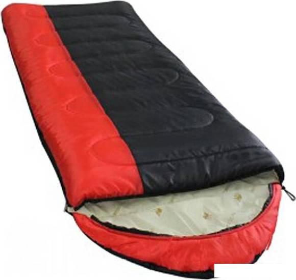 Спальный мешок BalMax Аляска Camping Plus Series -10 (левая молния, красный/черный) - фото 1 - id-p225808991