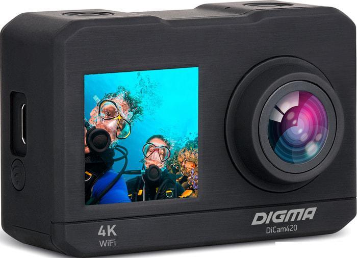 Экшен-камера Digma DiCam 420 - фото 2 - id-p225816168