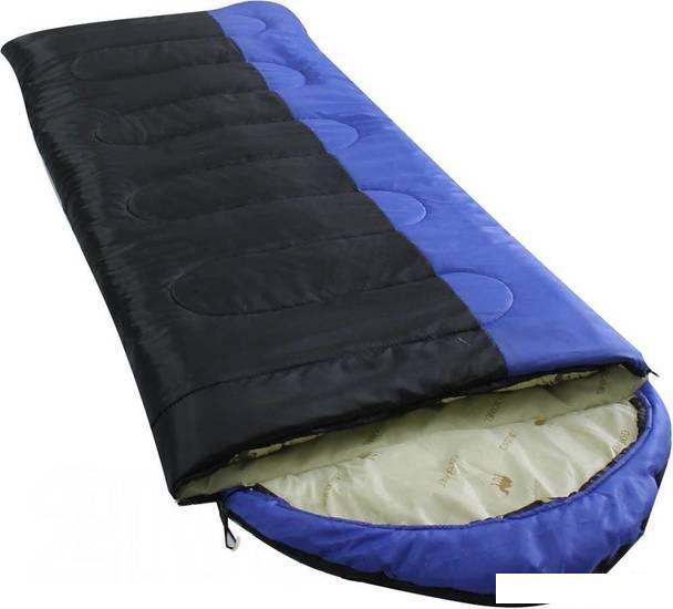 Спальный мешок BalMax Аляска Camping Plus Series -10 (левая молния, синий/черный) - фото 1 - id-p225809011