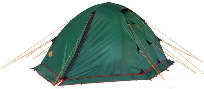 Треккинговая палатка AlexikA Rondo 3 Plus Fib (зеленый) - фото 4 - id-p225813405